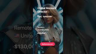 Global Account Director  in ZipRecruiter  💸 $130,000. Remote job in 🇺🇸 United States.