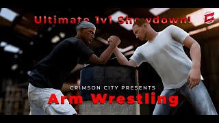 Arm Wrestling event in #crimsoncity rp