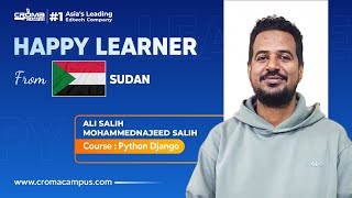 Review From International Student Mr. Ali Salih Mohd.Najeed Salih  | Python Django Course