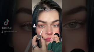 crying girl makeup 🥹 #cryinggirl #cryingmakeup #makeuptutorial #shortsmakeup #fy #tiktoktrends