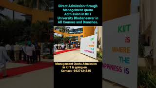 Management Quota Admission in KIIT University | Direct Admission in KIIT  #kiituniversity #kiit #cse