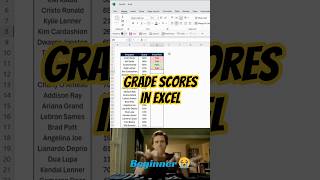 grade scores faster #exceltips #exceltricks #exceltutorial #spreadsheet