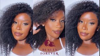 WOW KINKY EDGES!!! NO WORK NEEDED CURLY BABY HAIR WIG 😍| BEAUTYFOREVERHAIR