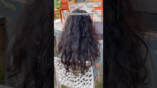 Wavy Hair transformation- Day1 to Day4 (after curly hair routine like Desicurly)