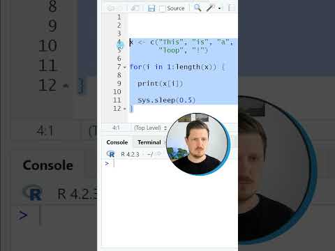 This is a LOOP #rstats #loops #datascience #coding