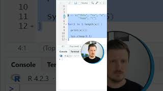 This is a LOOP #rstats #loops #datascience #coding