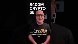 Crypto Cold Wallet: $400M Seized #Crypto #DeFi #Blockchain #Security #CryptoShorts