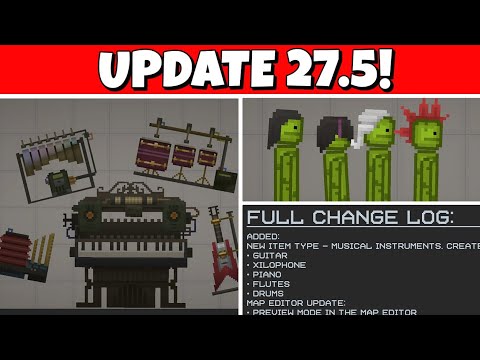 ✅️ NEW UPDATE 27.5 IS HERE! - WHAT'S NEW – Melon Playground Sanbox