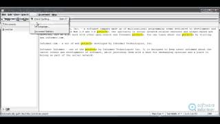 Let's have a look at gedit