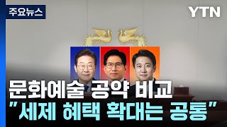 같은 듯 다른 문화예술 공약...“세제 혜택 확대는 공통” / YTN