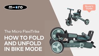 Micro FlexiTrike: How to Fold in Bike Mode | Micro Scooters UK