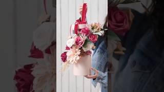#bouquet #flowers #flowerbox #artflowers #easyandsimple #giftforher #flowerdecoration #makingflowers