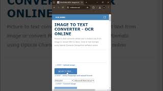Powerful websites you should know Part 9 | Online OCR #ocr #webtools