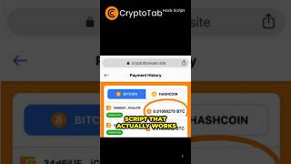 $1000+ Daily Bitcoin Trick 🤑  CryptoTab Secret Script 2025