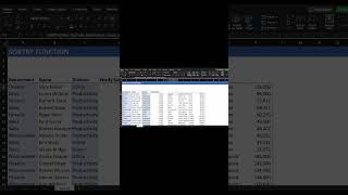 SORTBY & CHOOSECOLS to sort dynamically by multiple criteria  #shorts   #dataanalysis  #exceltricks