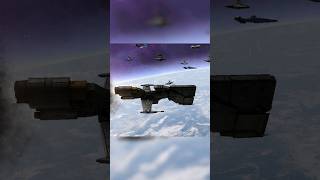 Clone Wars Cinematic Space Battle #starwars #empireatwar #npcwars #shorts