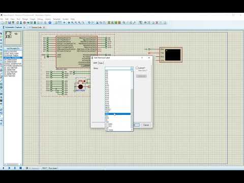 Displaying name using arduino in proteus