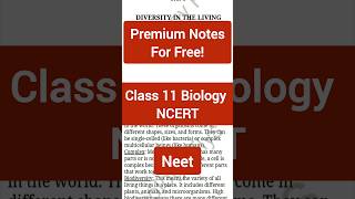 Premium notes for free! Class 11#freepdf #pdf #biologynotes #pdfnotes #printablepdf #printablenotes
