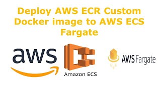 AWS ECS Fargate | Deploy ECR custom docker image into ECS Fargate | Amazon ECS Fargate | JMSTechHome
