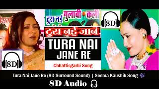 8D Audio 🎧 | Tura Nai Jane Re | Seema Kaushik | Chhattisgarhi Song (2010)