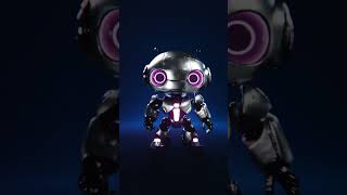 Caption:  **"Meet my latest 3D robot creation! 🤖🔥 Designed & rendered in Blender