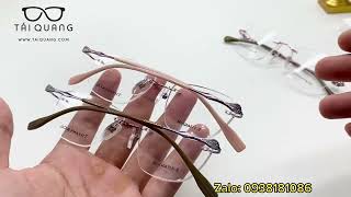187# Gọng kính khoan nữ TIFFANY & CO. Titanium #Liêm #2023 #taiquang