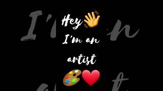 Hey👋I'm an artist 🎨❤️#trendingartvideo #youtubeshorts #myartworks #shorts