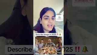 Ho to do describe image  in 2025 ‼️ #ptetemplates #exam #pte #scoremorepte #ptebypreksha