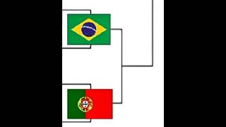 Brazil 🇧🇷 vs Portugal🇵🇹 Quarter Final World Cup in my Opinion🏆 (part 10)  || My Tournament ||