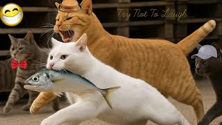 究極の猫の失敗集😹」| 面白い猫動画 2025 😂Ep2