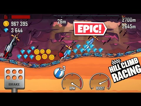 CRAZY DRIVING HILL CLIMBING RACING 🔥🔥#hillclimbracing #hillclimbracing2