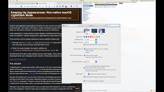 Automatic dark light theme change for MacOS "linux" apps: Kitty, Alacritty Terminal, Yabai, Spacebar
