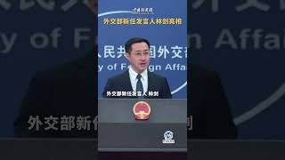 外交部新任发言人林剑亮相