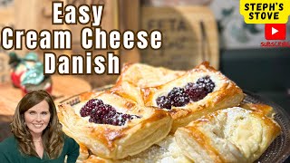 EASY Cream Cheese Danish: Perfect for Breakfast, Brunch, or Dessert - Steph’s Stove