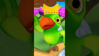 Tota Raja Kaha Chale, तोता राजा बालगीत, Hindi Parrot Song, Kids Entertainment Shorts #viral #shorts