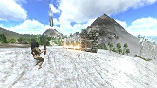 ARK MOBILE PVP | FRESH START TAMING BUILDING RAIDING