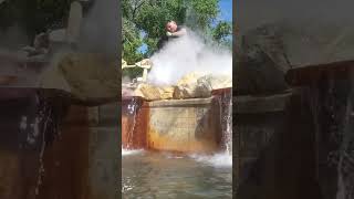 100 POUNDS OF DRY ICE IN A HOT SPRING