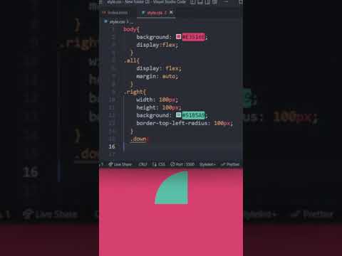 HTML | CSS | #shorts