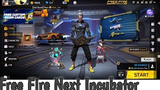 Free fire next incubator 🌹|| How to next incubator in free fire || #incubator #freefire