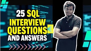 TOP 25 SQL INTERVIEW QUESTIONS AND ANSWERS #interviewtips #sql #top #database #sqlserver #sql