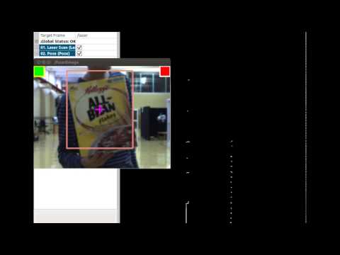 Fused laser and video target tracking