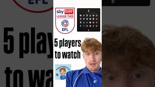 5 players to watch in League 2 next season ⚽️#efl #weeksfootballfinds #swindontown  #gillingham