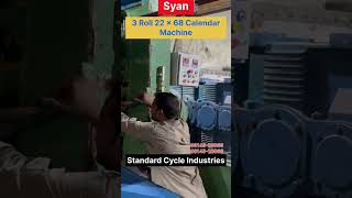 Industrial Rubber Calendar Machine(3Roll 22x68) Precision Engineering Demo @SCIRubberMachine #shorts