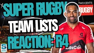Round 4 Team Lists: Reaction - Super Rugby Pacific 2024