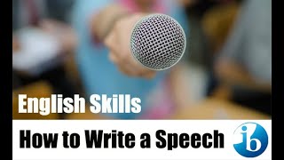 IB English Speech Writing