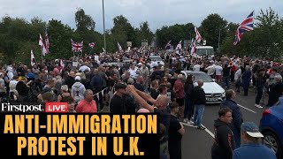 UK Anti-Immigration Protest LIVE: Demonstrators Gather Outside Norwich Hotel Housing Asylum Seekers