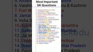 Most Important GK Questions #english #gkqu
