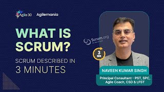 What is Scrum? | Scrum Explained in 3 Minutes | Introduction To Scrum |Naveen Kumar Singh|Agilemania