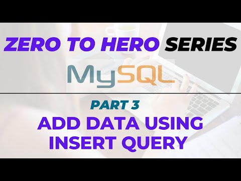 INSERTING DATA INTO TABLES USING MYSQL [MARATHI] | MYSQL ZERO TO HERO SERIES