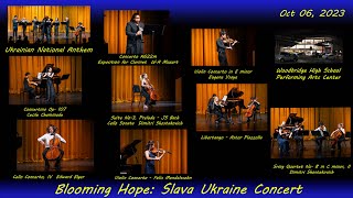 Blooming Hope: Slava Ukraine Concert; Oct 6,2023 at Woodbridge HS - Performing Arts Theater
